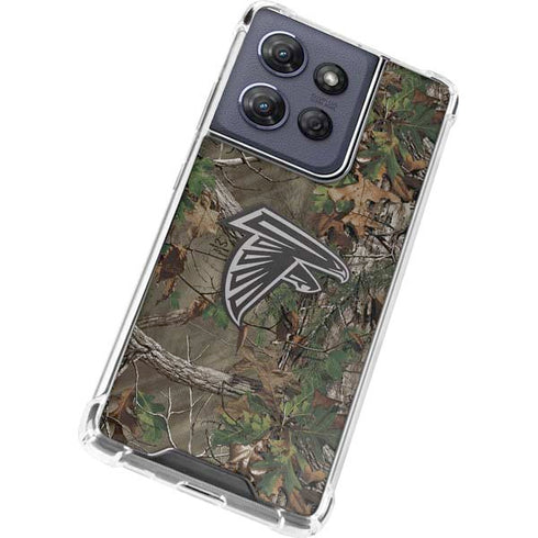 NFL Atlanta Falcons Realtree Xtra Green Camo Moto G Play 5G (2025) Clear Case